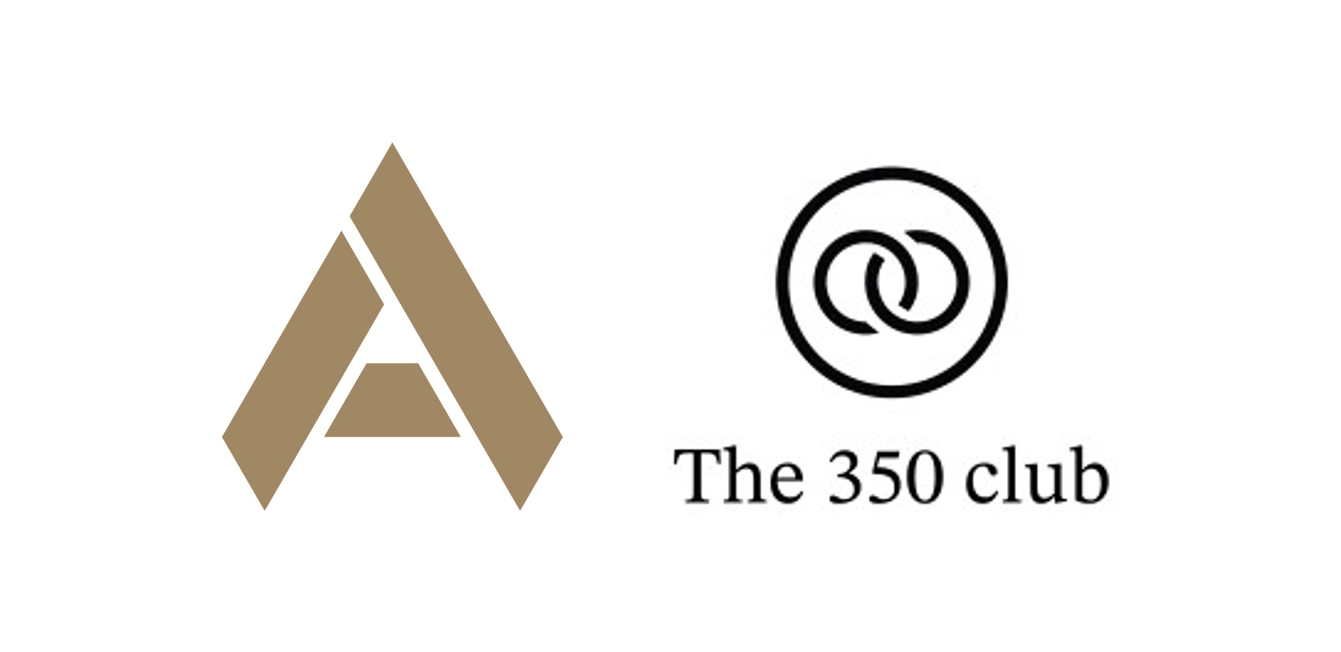 The Alexander Partnership and The 350 Club logos side by side indicating a new partnership